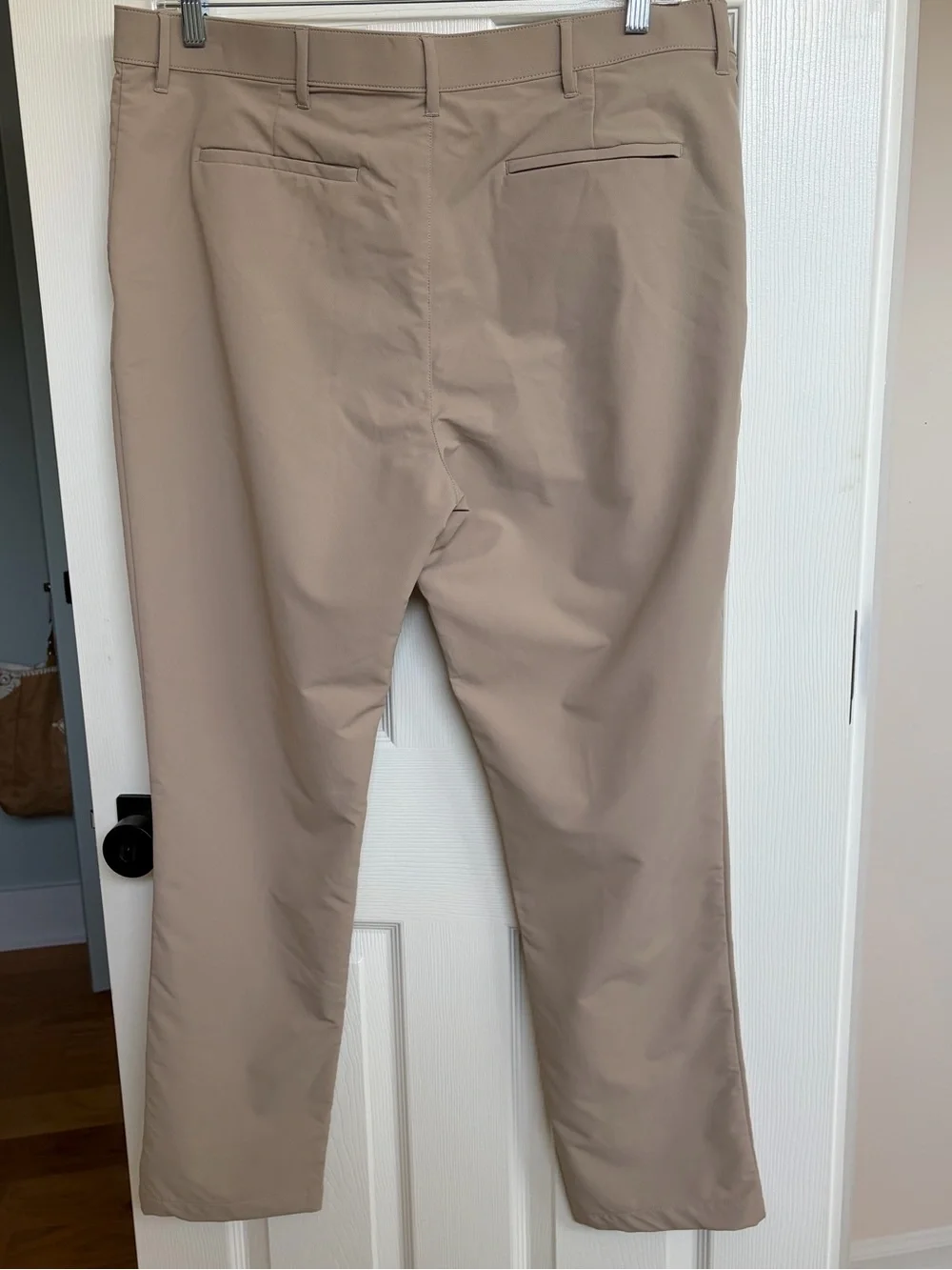 Banana Republic Mens 38x32 Khaki Straight Performance Chino Pants